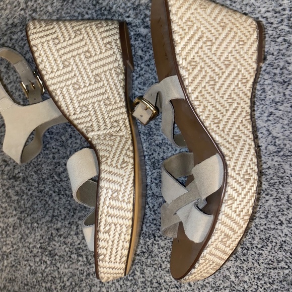 J. Crew Women's Suede Wedge Sandals - Picture 3 of 8
